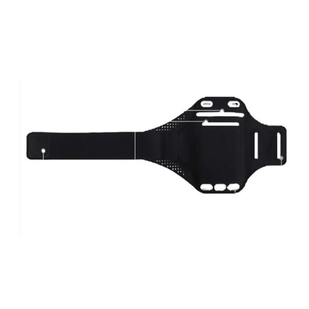 Sidaley Bolsa de teléfono para brazo, bolsa para brazalete a prueba de sudor para correr, soporte para pantalla táctil reflectante para exteriores, Teléfono y Comunicación Negro