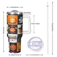 thumbnail image 2 of Halloween Icons Collage Pattern Tumbler with Handle and Lid,40oz Double Wall Vacuum Insulated Tumbler,Cups Gift for Women and Men, 2 of 7