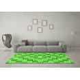 thumbnail image 3 of Ahgly Company Indoor Rectangle Abstract Green Modern Area Rugs, 3' x 5', 3 of 4