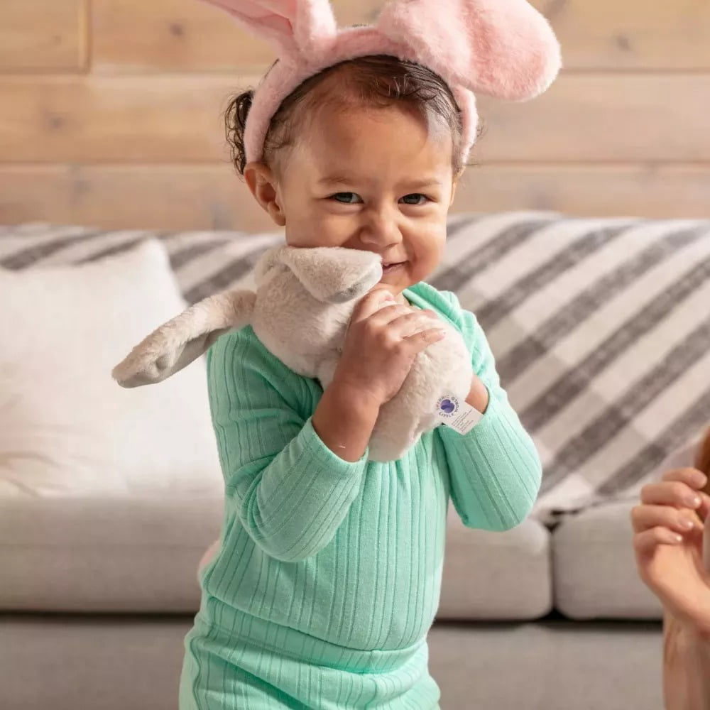 Sperric Easter Plush and Teether Baby Playset -Squeaky Bunny, Chicken, Easter Egg, Plush Toys & Silicone Teethers - Perfect Gift for Newborns & Babies