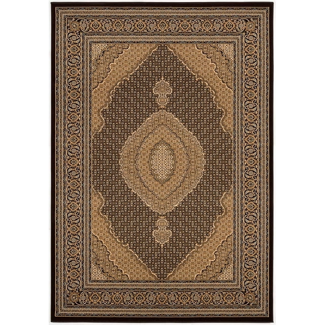 Rug Branch Majestic Traditional Vintage Persian Runner Area Rug (2x13 Feet) Transitional - 2'3" X 13', Brown Cream
