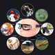 thumbnail image 1 of deportivas profesionales para regatear, de baloncesto ligeras archivadas panorámica antideslizante, para fútbol, hombres, , negro Macarena Gafas de regate, 1 of 8