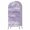 Lavender, Plum, Mauve, Frost White, variant on 4FT Arch Backdrop Covers, Vintage Tan Brown Wedding Arch Cover Stretchy, Farmhouse Florals Leaf Coastal Home Chiara Arches Backdrop Stand Covers for Birthday Baby Shower Party Banquet Decor