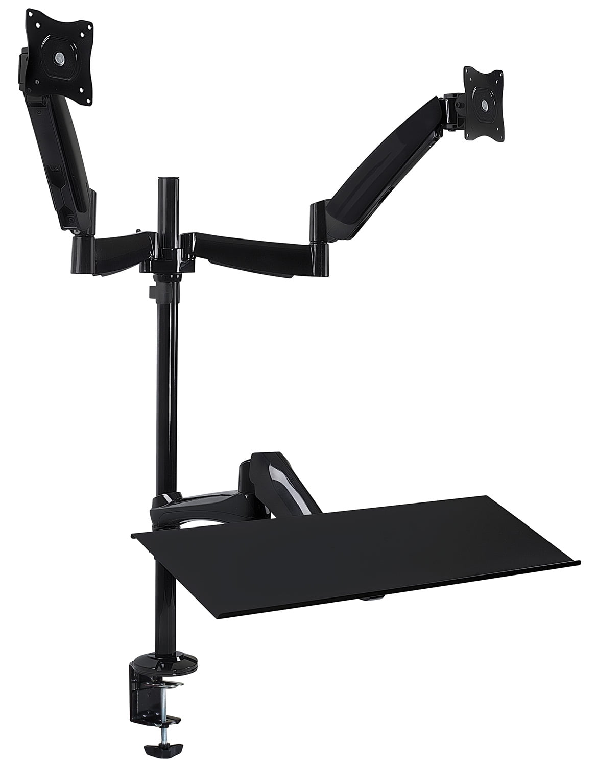 MountIt! SitStand Desk Mount Workstation Height Adjustable Standing