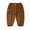 Brown, variant on Efsteb Boys Sweatpants Solid Color Casual Elastic Wasit Trouser Soft Comfy Lightweight Loose School Jogger Pants (Black,4 Years)