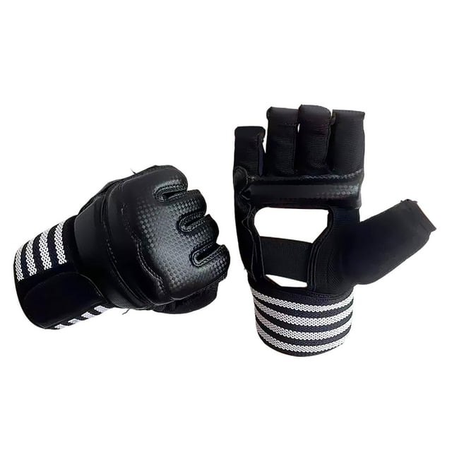 koolsoo Boxing Hand Wraps Inner Gloves Breathable Under Mitts for Mma Fitness Sports Black M