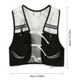 thumbnail image 3 of Yucurem Ultralight Running Vest Bag, Breathable Hydration Running Bag, Marathon Functional Water Bag (Black), 3 of 10