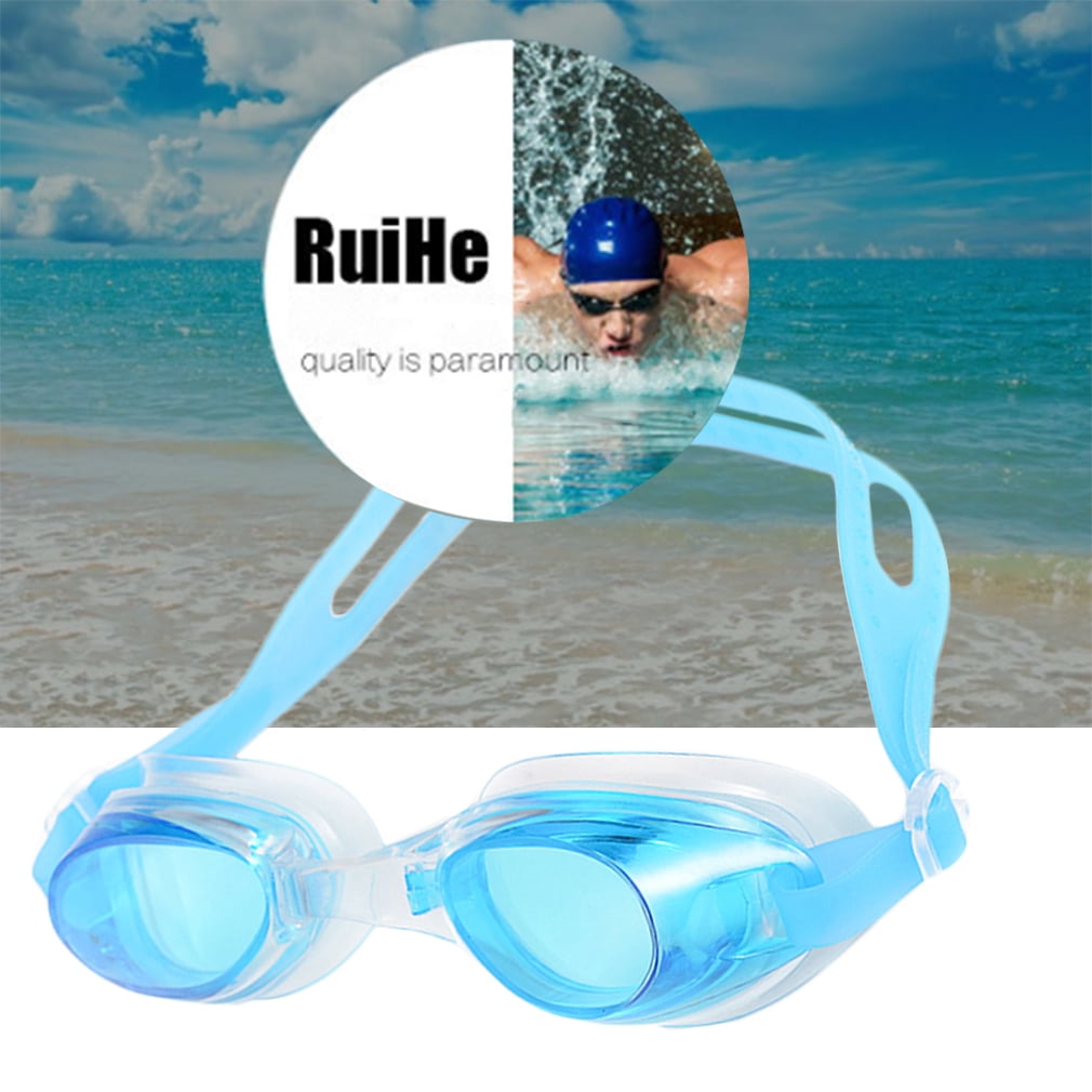 Kids Child Adjustable Non-Fogging Anti UV Swim Swimming Goggles Glasses Lake Blue by Sunrain