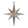 thumbnail image 1 of 8 in. Glitter Bethlehem Star, Sand Gold, 1 of 1