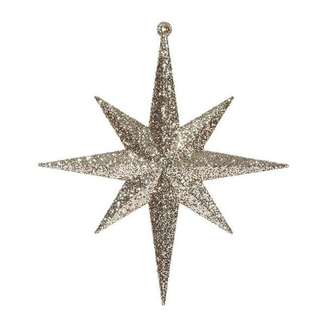 8 in. Glitter Bethlehem Star, Sand Gold