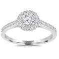 thumbnail image 1 of 3/4ct Lab Grown Hao Diamond Engagement Ring Eco-Friendly 14K White Gold, 1 of 3