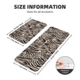 thumbnail image 2 of Sikiie Leopard And Zebra1 Kitchen Mat 2 PCS Cushioned Kitchen Rug, Waterproof Non-Slip Kitchen Mats for Kitchen, Floor Home, Sink, Laundry, 2 of 6