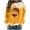 Yellow, variant on Enjoytime Women Fall Clothes Christmas Printed Long Sleeve Pullover Tops Winter Warm Plus Size Fashion Casual Crew Neck Sweatshirts