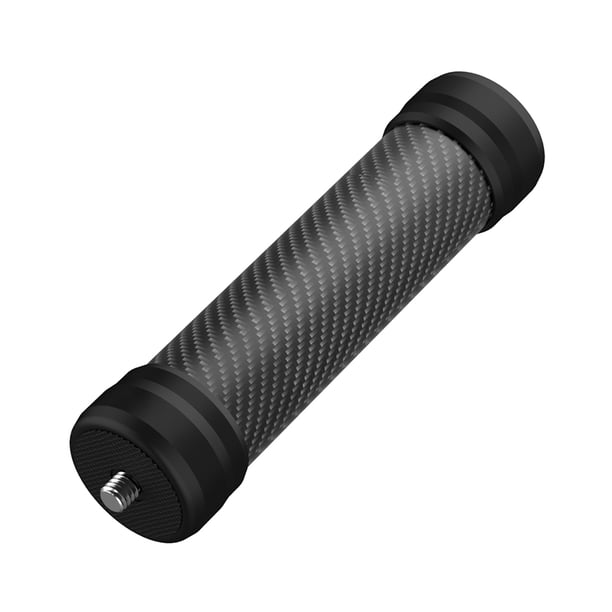 Varilla de extensión Varilla de extensión de fibra de Cabron Universal 12cm con tornillo Universal de 1/4 para estabilizador de cardán de cámara soporte de abrazadera de teléfono
