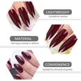 thumbnail image 4 of WHAMVOX 72Pcs Fancy Fake Nails Full Cover for Girls and Abs Material, 4 of 6