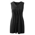 thumbnail image 4 of SRZYMJ Women's Slim Fit Jumpsuit Stylish Women Sleeveless Lace Up Jumpsuit with Straight Leg Shorts and, 4 of 4