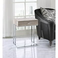 thumbnail image 2 of Myco Furniture CH105 12 x 18 x 24 in. Chloe Accent Table, Taupe, 2 of 2