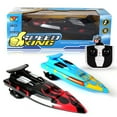 thumbnail image 4 of Kids RC Boat 2.4GHz High Speed Creative Remote Control Boat Racing Boat Pool Toy, 4 of 5