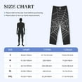 thumbnail image 4 of Lsque A Web With A Spider Print Men's Pajama Pants, Lounge Pant - Comfortable Home Wear,Elastic Waistband, Stylish Design-X-Large, 4 of 9