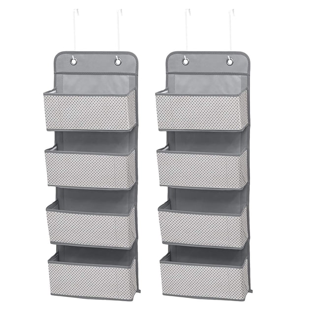 Organizador de almacenamiento Delta Children Over Door, 13 x 9 x 91 cm, 2 unidades