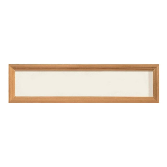Tnarru Wooden Painting Frame Picture Frame Rectangular Frame Wood Art Frame Photo Frame for Apartment Dining Room Bedroom Home Decor 14cmx42cm