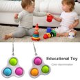 thumbnail image 3 of Fidget Toy Pressure Reliever Fidget Sensory Stress Relief Key Chain for Kids Adults Infant Intelligence, 3 of 7