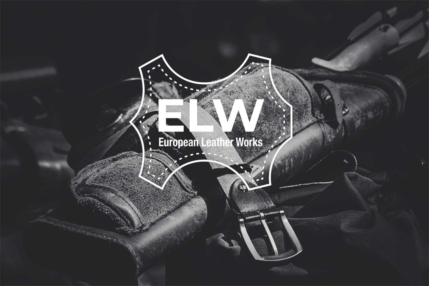 ELW Leather Rectangles (5" x14") 2 Piece Set for Crafts/Tooling/Hobby Workshop, Medium Weight 5/6 oz (1.6-1.8mm) : Bourbon Brown