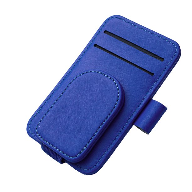 Pisexur Accesorios para coches, Electrónica para cochesClips para gafas de coche, tarjeteros, soportes para gafas de sol, clip de cuero para almacenamiento en el coche, visera para coche, tarjeteros