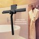 thumbnail image 2 of Escurridor de ducha, escurridor de baño, con gancho para colgar, mango negro superlargo de 25,4 cm para una limpieza eficaz, escurridor de ventana para baño JAMW Sencillez, 2 of 5