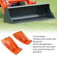 thumbnail image 4 of Tractor Bucket Protector, L Shaped Handle Ski Edge Protector Steel Easy Installation  for Snow Leaves Removal, 4 of 7