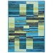 thumbnail image 2 of Joy Carpet Kid Essentials Teen Boomblox Area Rug Rectangle Teal 3'10" x 5'4", 2 of 2