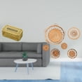 thumbnail image 2 of Caja de pañuelos,Dispensador de pañuelos para baño,Manualidades de pared,Decoración para colgar en la pared,ratán artesanal tejido,Juego de decoración de pared Adorno decorativo para, 2 of 8