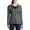 Dark Grey Heather, variant on Just Blanks Ladies PosiCharge Tri-Blend Wicking Fleece Full-Zip Hooded Jacket, Black Triad Solid, 4XL