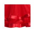thumbnail image 4 of Robe Fille Sans Manches Bourgogne Robe de Bal Mariage Fête Concours 7 Ans, 4 of 4