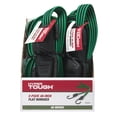 thumbnail image 2 of Hyper Tough Green/Black Flat Bungee Cord, 48 inch, 2-Pack, 2 of 8