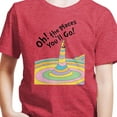 thumbnail image 3 of Dr. Seuss - Oh! The Places You'll Go - Toddler And Youth Short Sleeve Graphic T-Shirt, 3 of 6