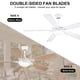 thumbnail image 3 of Ventilador de techo Kviflon 132 cm con luces y mando a distancia, color blanco, 3 of 8