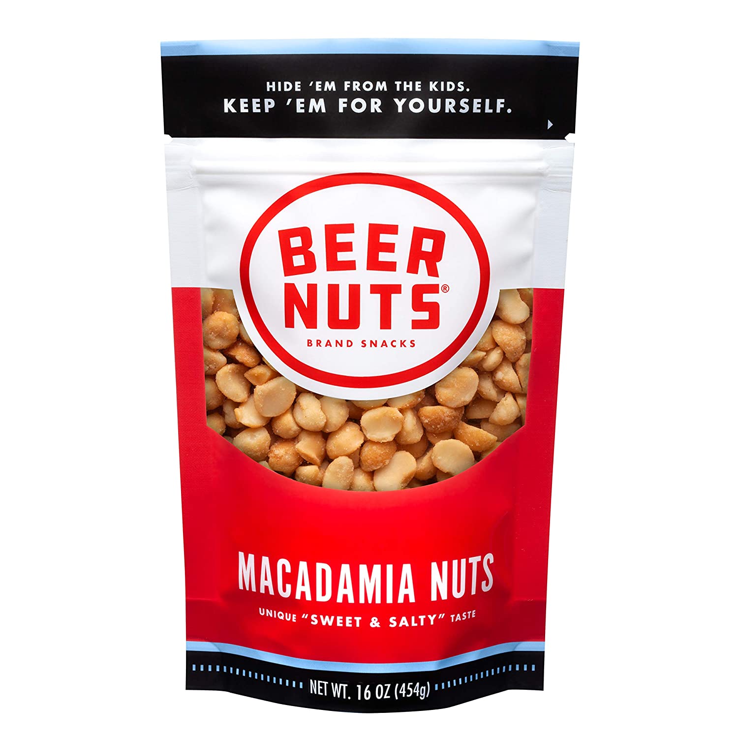 BEER NUTS 16 oz. Standard Issue Bag Macadamia Nuts