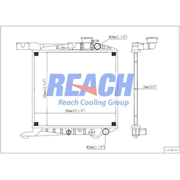REACH 41-929 Radiator for 87-84 Honda Civic, Automotive Radiator Replacement Part