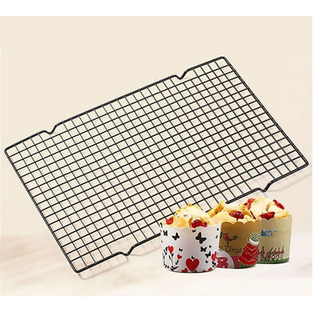 

Techtongda 2pc 10-by-16-inch Nonstick Wire Cookie Cooling Rack for Baking Oven Safe Steel #249015