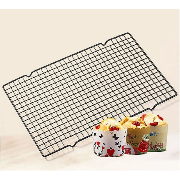 Techtongda 2pc 10by16inch Nonstick Wire Cookie Cooling Rack for
