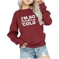 thumbnail image 3 of Girls Crewneck Oversized Sweatshirt Kids Fashion Long Sleeve Pullover Tops 1-12 Years qILAKOG Size Red9-10 Years, 3 of 7