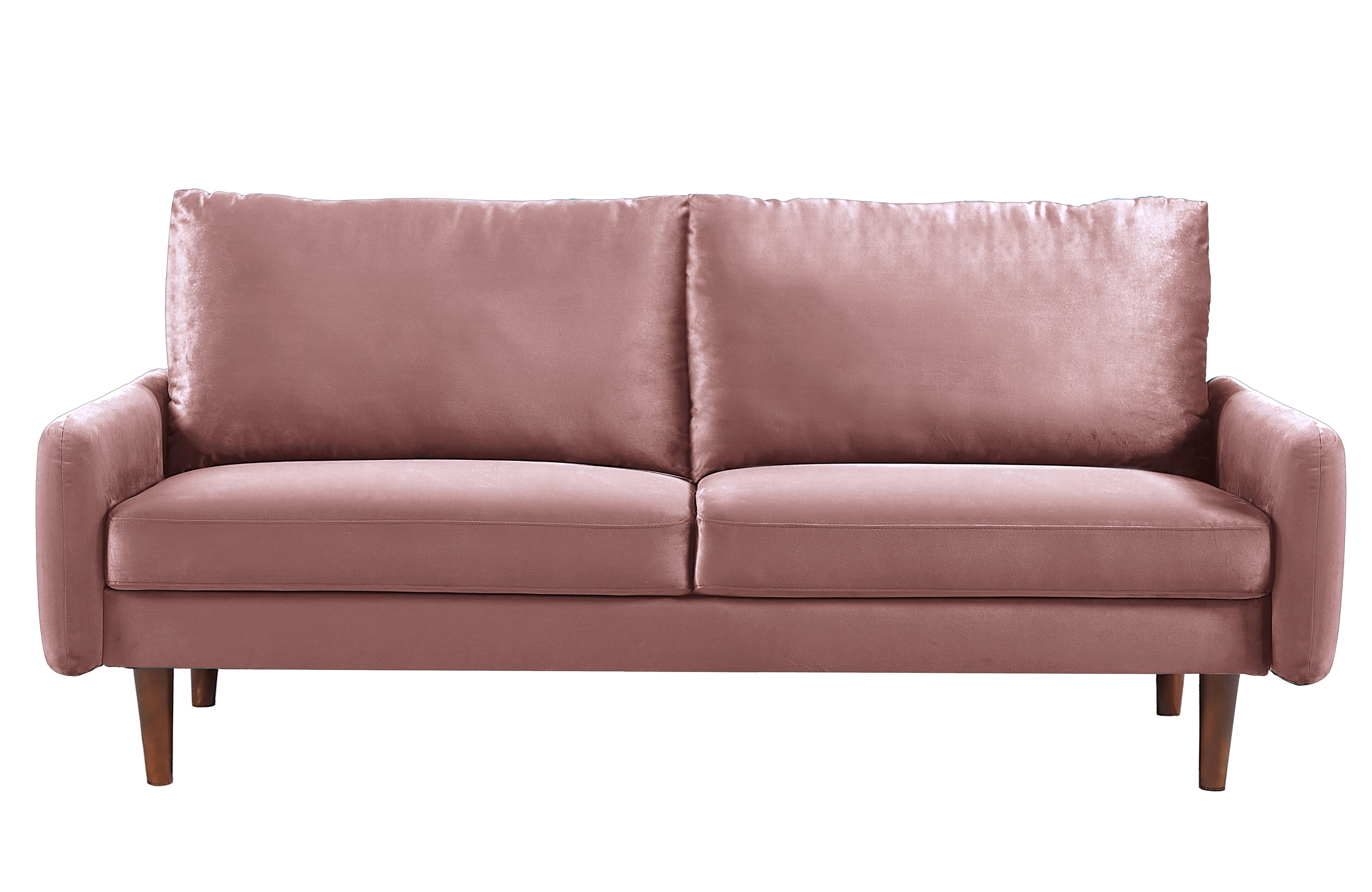 Uspridefurniture Maryellen 70''W Velvet Sofa, Pink