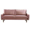 thumbnail image 4 of Uspridefurniture Maryellen 70''W Velvet Sofa, Pink, 4 of 5