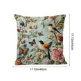 thumbnail image 3 of Btomtd 18" x 18" Soft Animals and Plants Theme Throw Pillow Cover, Embroidered Decorative Pillow Cases, Plush and Smooth Pillow Covers for Bedroom Living Room, G, 3 of 6