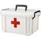 thumbnail image 1 of Caja de medicamentos multifuncional para el hogar, para almacenar suministros médicos en el hogar, plástico de dos niveles, 9,25 x 6,49 x 5,31 pulgadas / 23,5 * 17,5 * 13,5 cm, 1 of 4