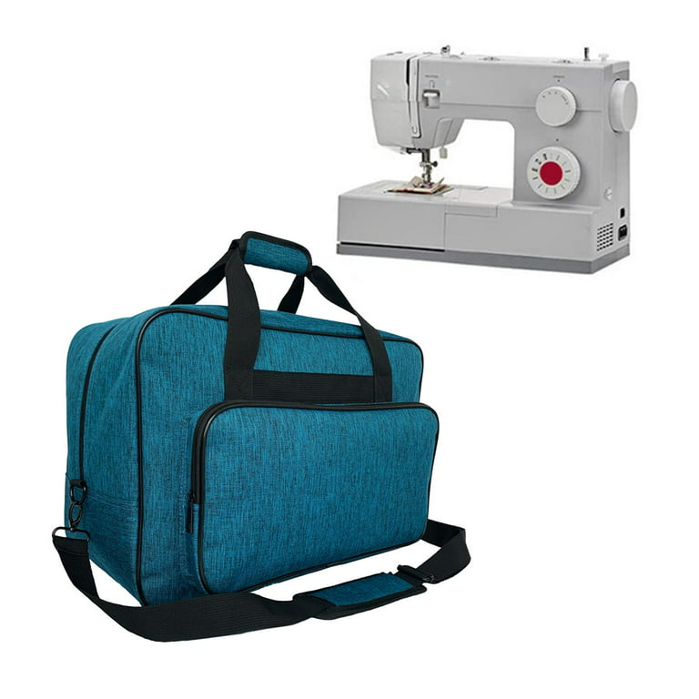 Skureay Sewing Machine Carrying Case, Universal Sewing Machine Tote Bag  with Multiple Storage Pockets & Removable Thick Pad - Compatible with Most