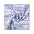 thumbnail image 3 of INSPIRE CHIC Women's Geometric Printed Cotton Linen Scarves, Retro Lace Trim Square Headscarf Neckerchief 23.6x23.6" Geometric-1-Blue, 3 of 5