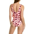 thumbnail image 2 of Tanya Taylor womens  Kelly One-Piece, XS, Pink, 2 of 3