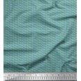 thumbnail image 1 of Soimoi Velvet Fabric Diamond & Cross Sign Shirting Print Sewing Fabric Yard 58 Inch Wide, 1 of 3